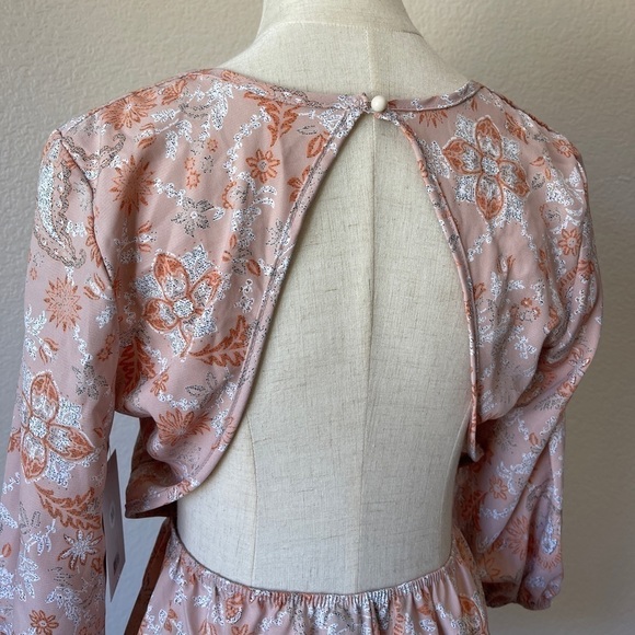 BIN#2 - LAC BLEU Floral Print Romper - Picture 5 of 8